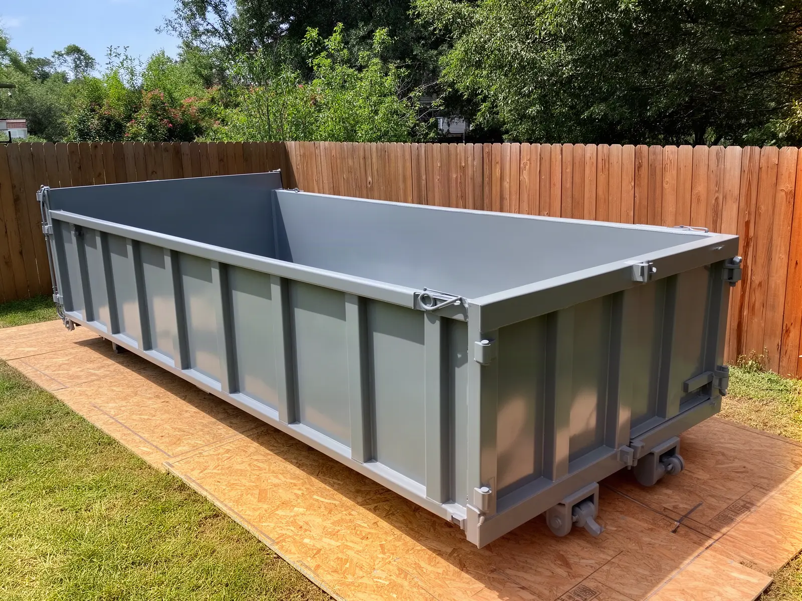 Roll-off dumpster from Schaub Dumpster Rental Solutions in Upland, CA